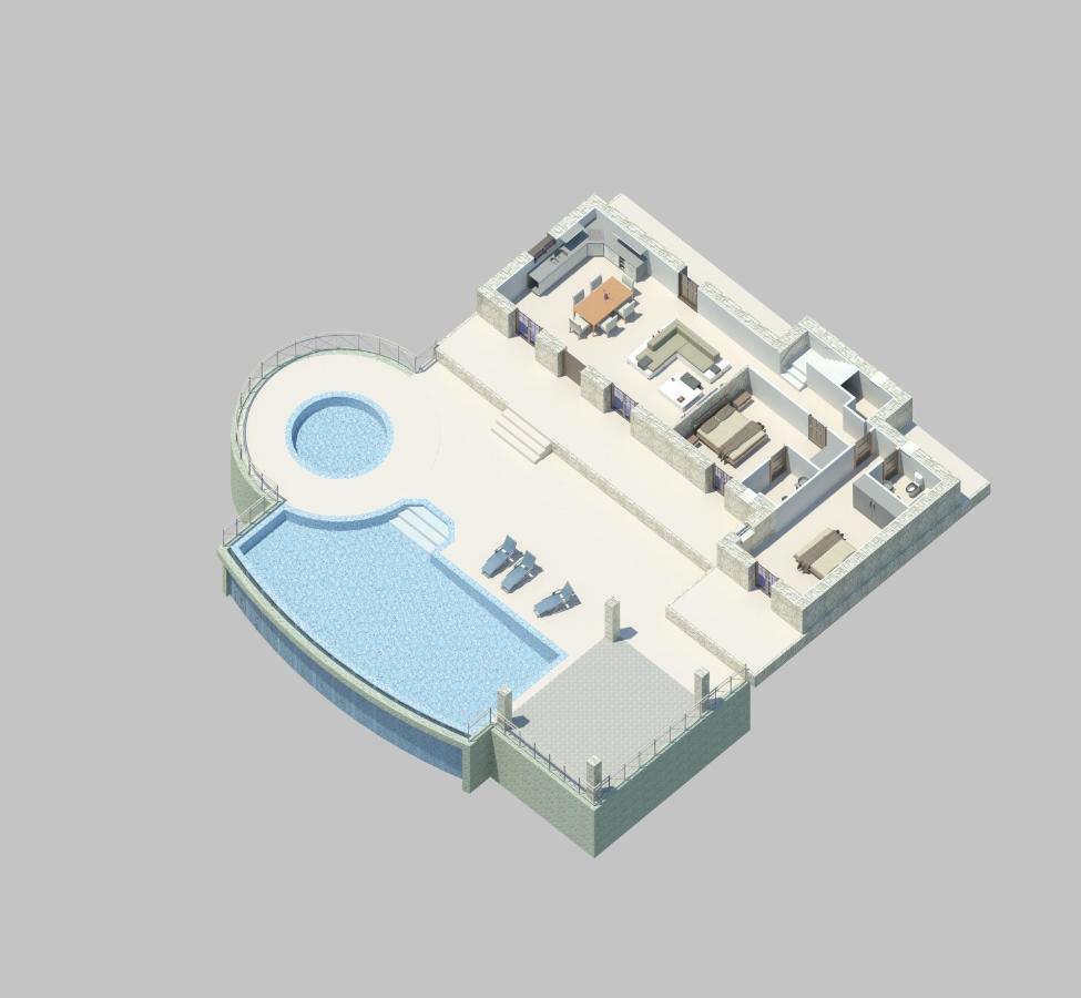 Kaminia Blu Villa Ratzaklion ภายนอก รูปภาพ